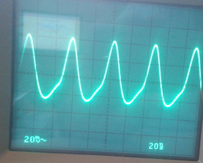 VCXO waveform with 5 volts